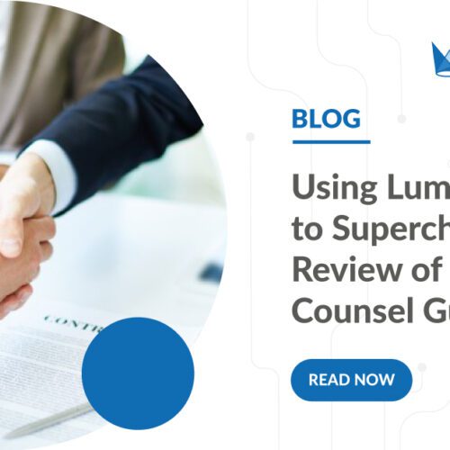 Using Luminance to Supercharge the Review of Outside Counsel Guideline