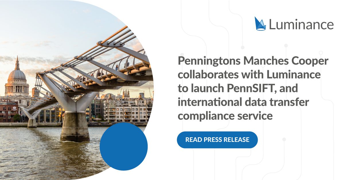 Penningtons collaborates with Luminance to launch PennSIFT