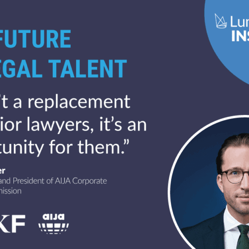 The future of legal talent: Luminance and Moritz Maurer