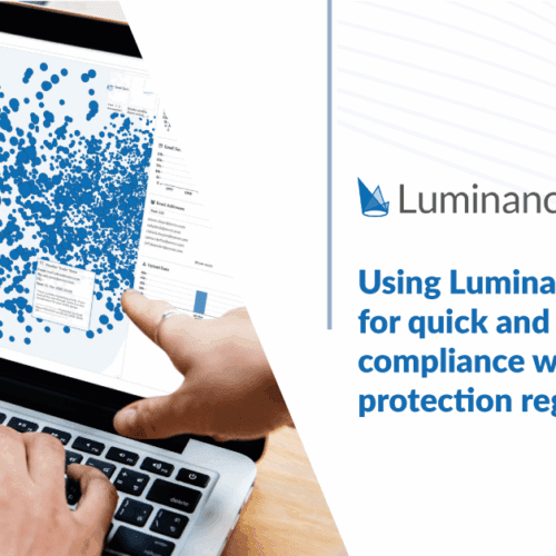 Using Luminance Discovery for compliance with data protection laws