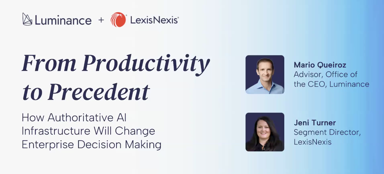 Webinar Recap: How Trusted AI Is Changing Enterprise Legal Workflows with LexisNexis